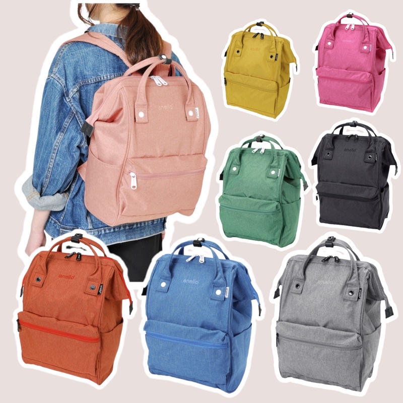 Anello mottled polyester store classic backpack