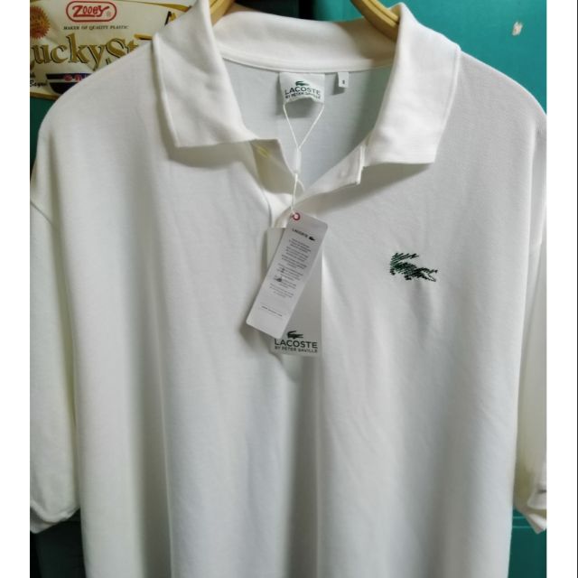Lacoste White Polo shirt | Shopee