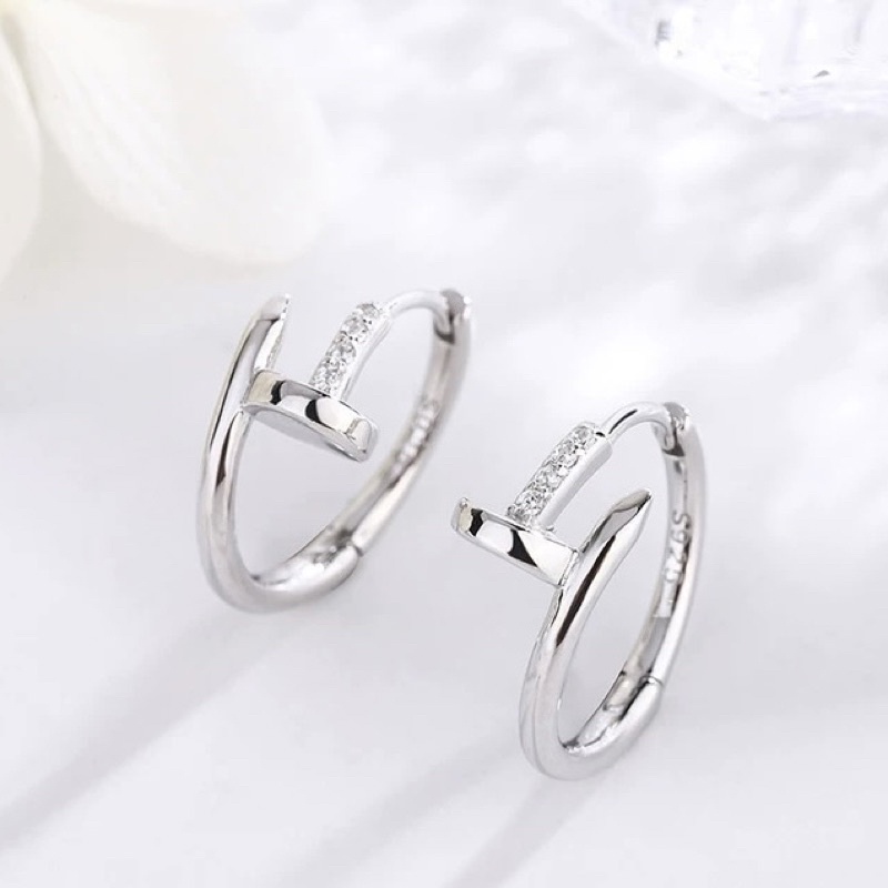 Silver palace genuine 925 italy silver EH089 | Shopee Philippines