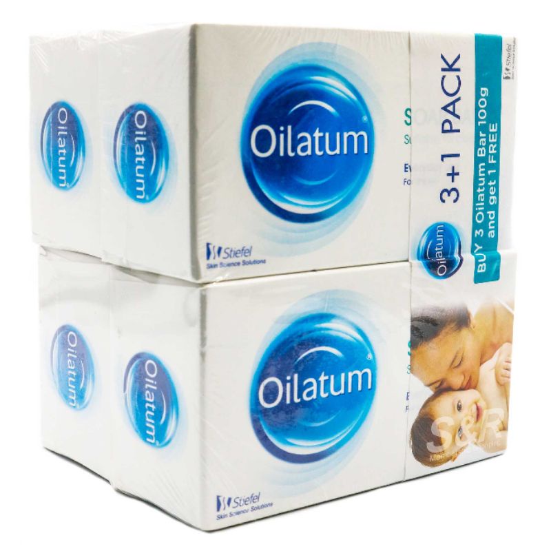 S&R Oilatum Baby Bar Cleanser Soap 4pcsx100g Shopee Philippines