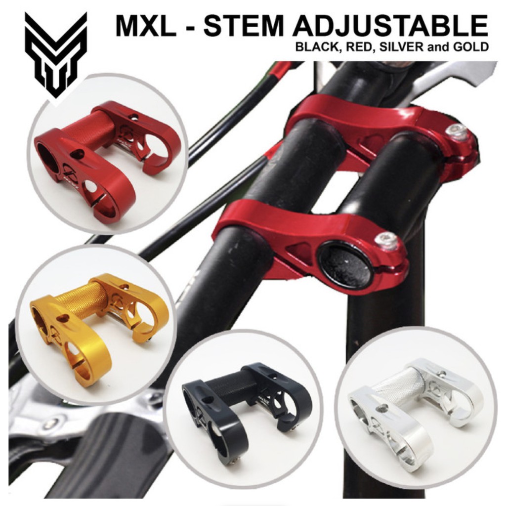 Stem Adjustable Folding Bike Riser MXL | Shopee Philippines