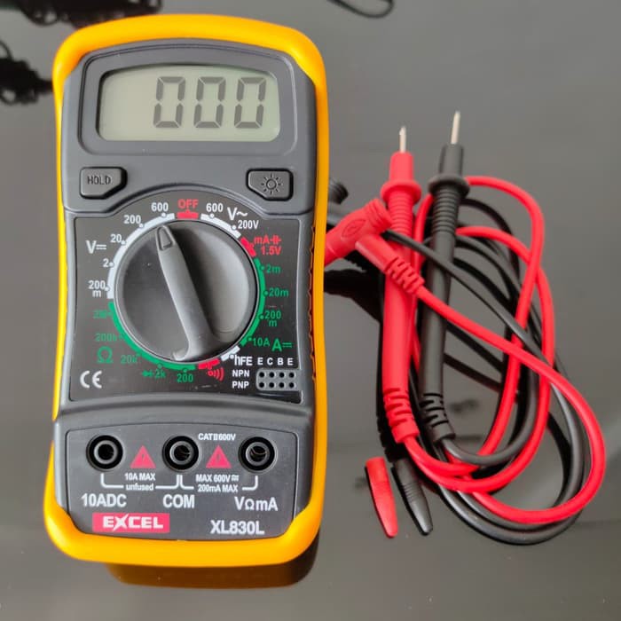 Multimeter Digital Multitester Excel XL830L CATII AVO Volt Ampere Meter