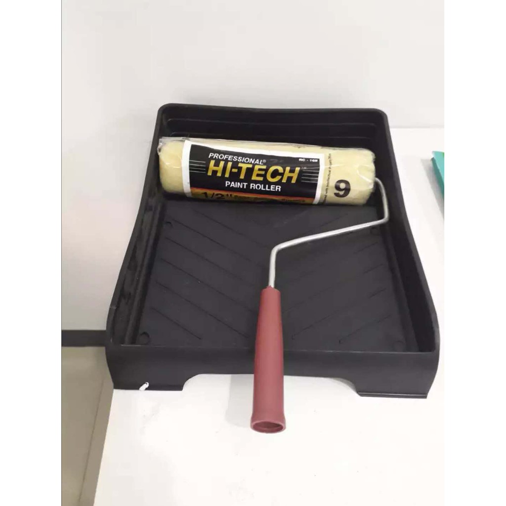 PVC Paint Tray W/ HITECH PAINT ROLLER W /HANDLE Shopee Philippines