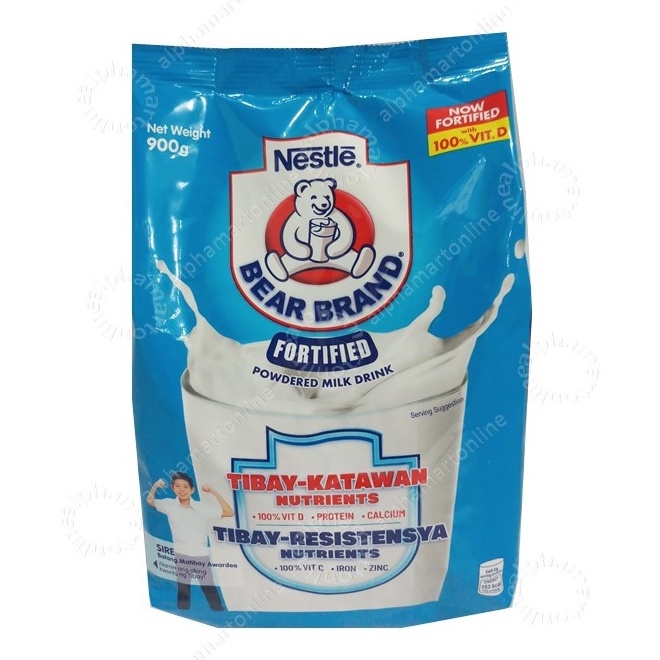 dairy milk Bear Brand Powdered Milk Drink 900g Shopee Philippines