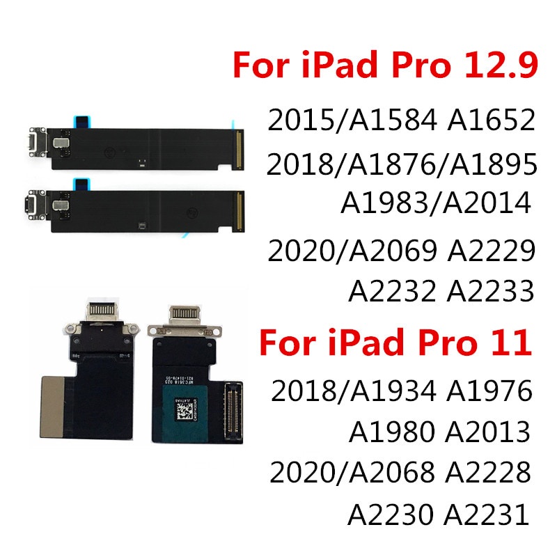 Genuine IPad Pro 12.9" 3rd Gen Charging Port Dock Connector – Fits A1876, A2014, A1895