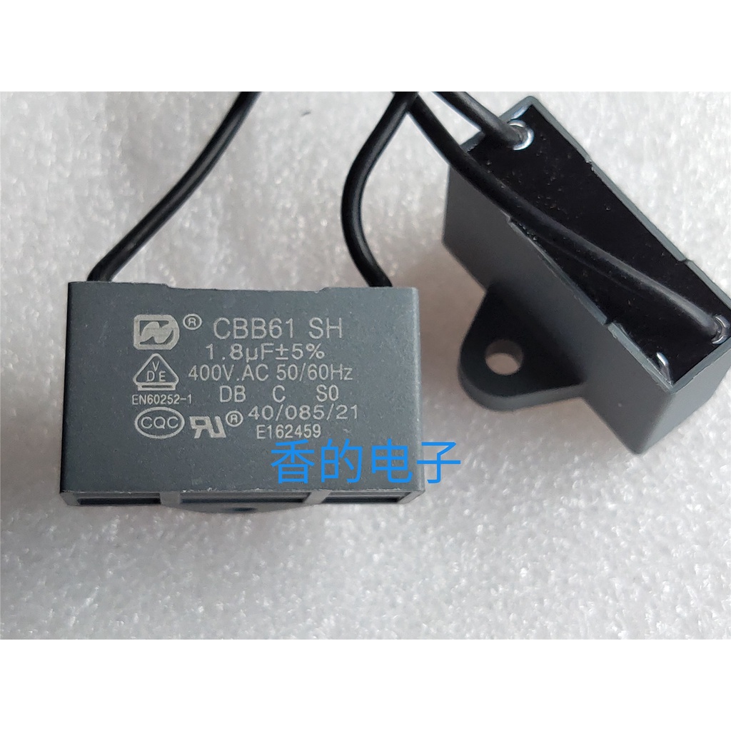 New CBB61 1.8UF 400V 450V diamond imported electric fan CBB61-P2 1.8 ...