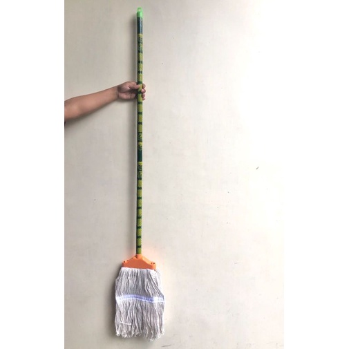 Wooden Handle Floor Mop Long Handle Push Brush Shopee Philippines