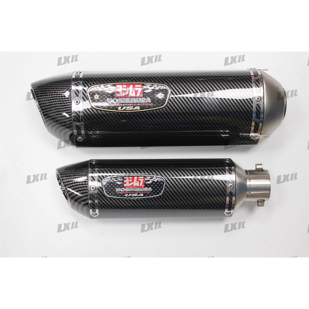Universal 3851mm Yoshimura R77 Moto Exhaust Pipe Silencer With DB