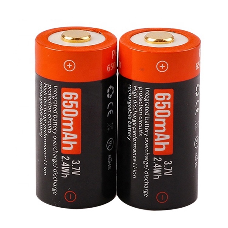 Best Quality 700mah 3.7v Cylinder Lithium Ion Batteries Icr 16340 Liion Rechargeable Cr123a