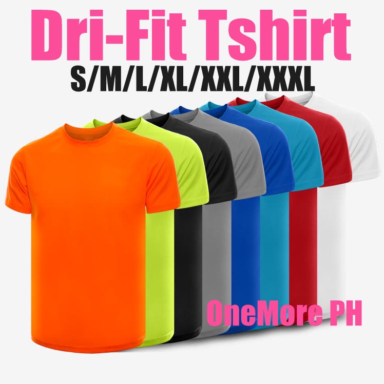 Dri Fit Tshirt Quick Dry Climalite Breathable Plain Tshirts Sports Training Tops Drifit Jersey Shopee Philippines