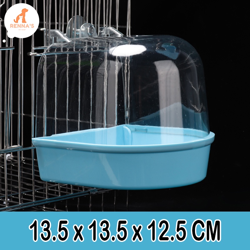 Renna's Bird Bath Cage For Bird Cage Parrot Cage Pet Cage Transparent ...