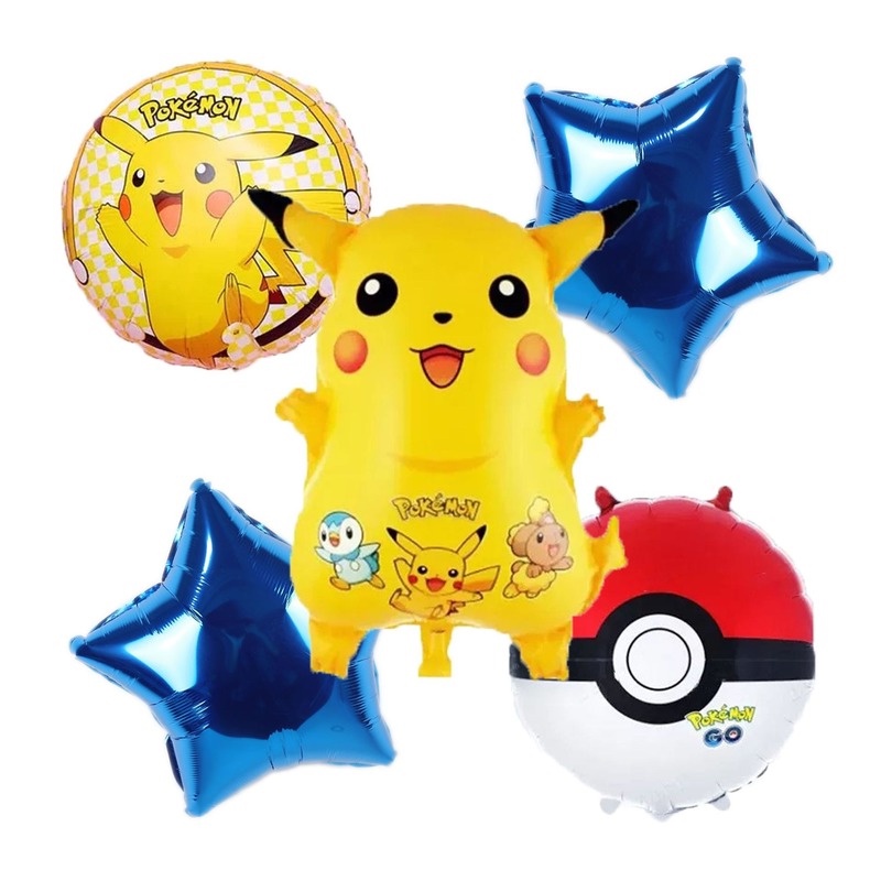 Pikachu Balloon Pokemon Balloon Dream Theme Party Decoration Pikachu Squirtle Bulbasaur Birthday