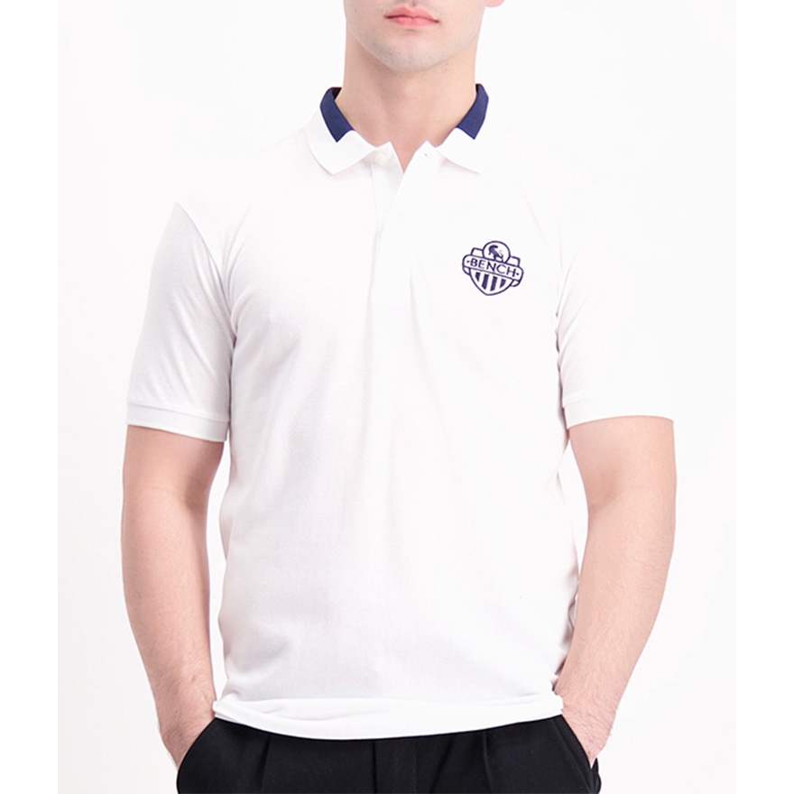 Bench white shop polo shirt