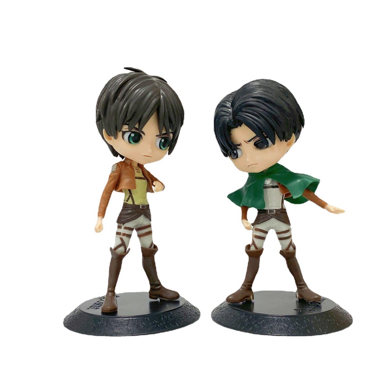 Figurine Eren Jaeger (Attack On Titan) - Statue PVC 17 Cm Avec Accessoires - Cadeau Fan D'anime