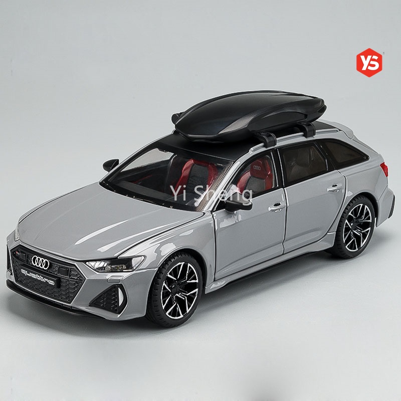 1:24 Scale Diecast Audi RS 6 Avant Quattro Sport Car With Roof Box ...