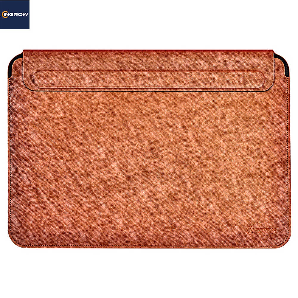 Cingrow Laptop Sleeve Compatible with MacBook Air (M2 M1) MacBook Pro  13-in Slim Protective Leather Case with Magnetic Closure