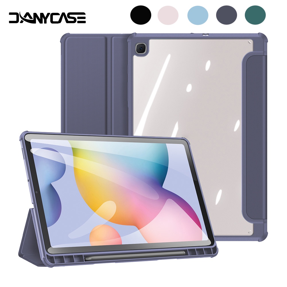 Tablet Case with Pencil Holder for Samsung Galaxy Tab S10 FE A9 Plus S6  Lite inch P620 P625 2024 A8 A7 Lite S7 11 S8 S9 Plus S7 FE  S8