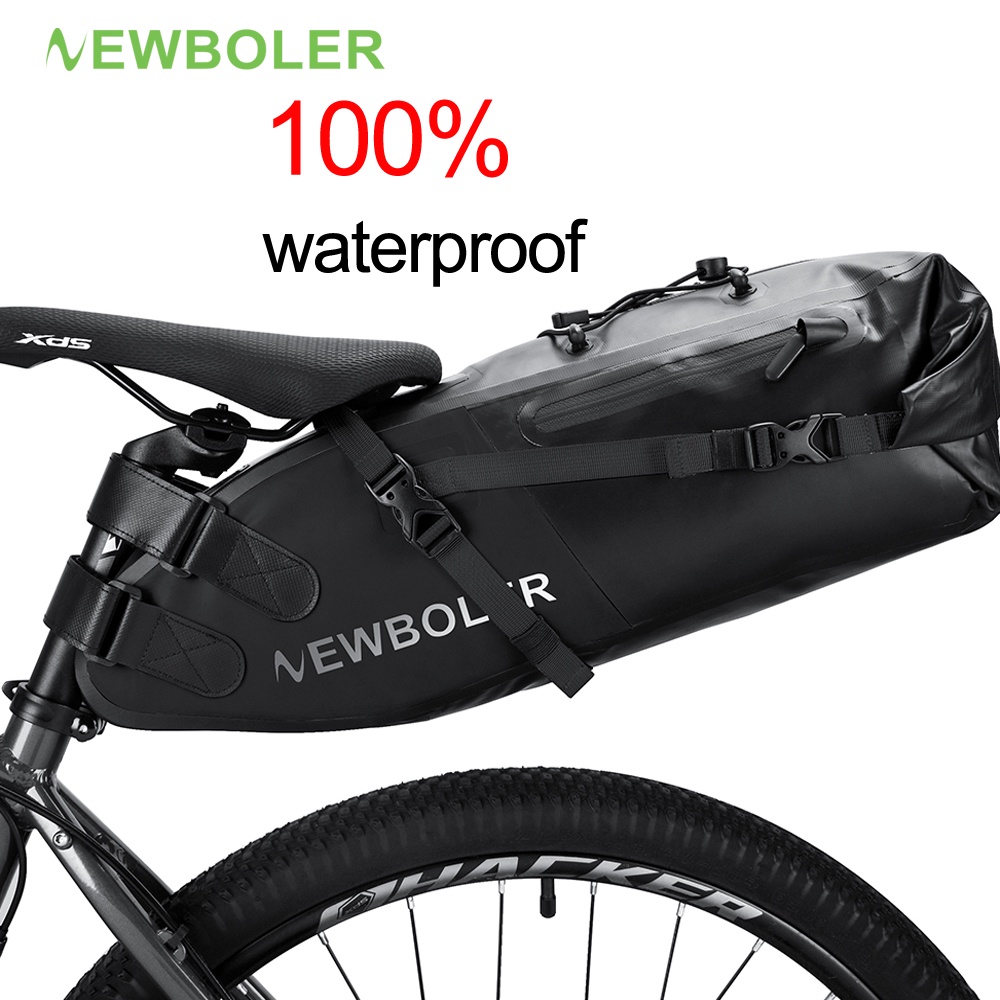 NEWBOLER Bike Bag 13L Large Capacity Waterproof Bicycle Saddle Bag
