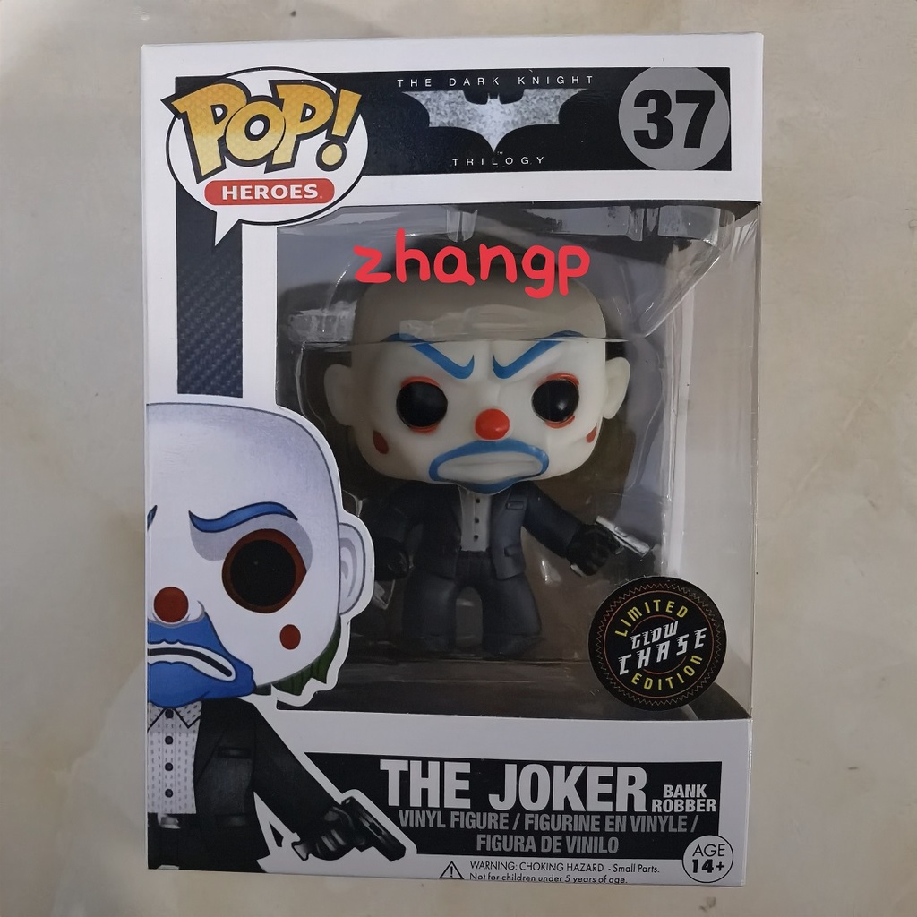 Funko Pop 37 Heroes DC The Dark Knight The Joker (Bank Robber) Vinyl ...