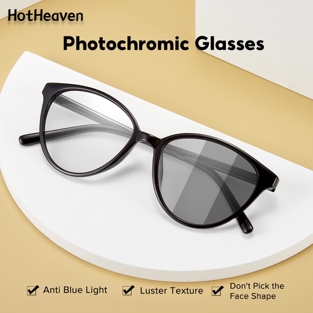 10 Styles Anti UV Cat Eye Frame Photochromic Sunglasses Anti Blue Light  Radiation Unisex Computer Glasses
