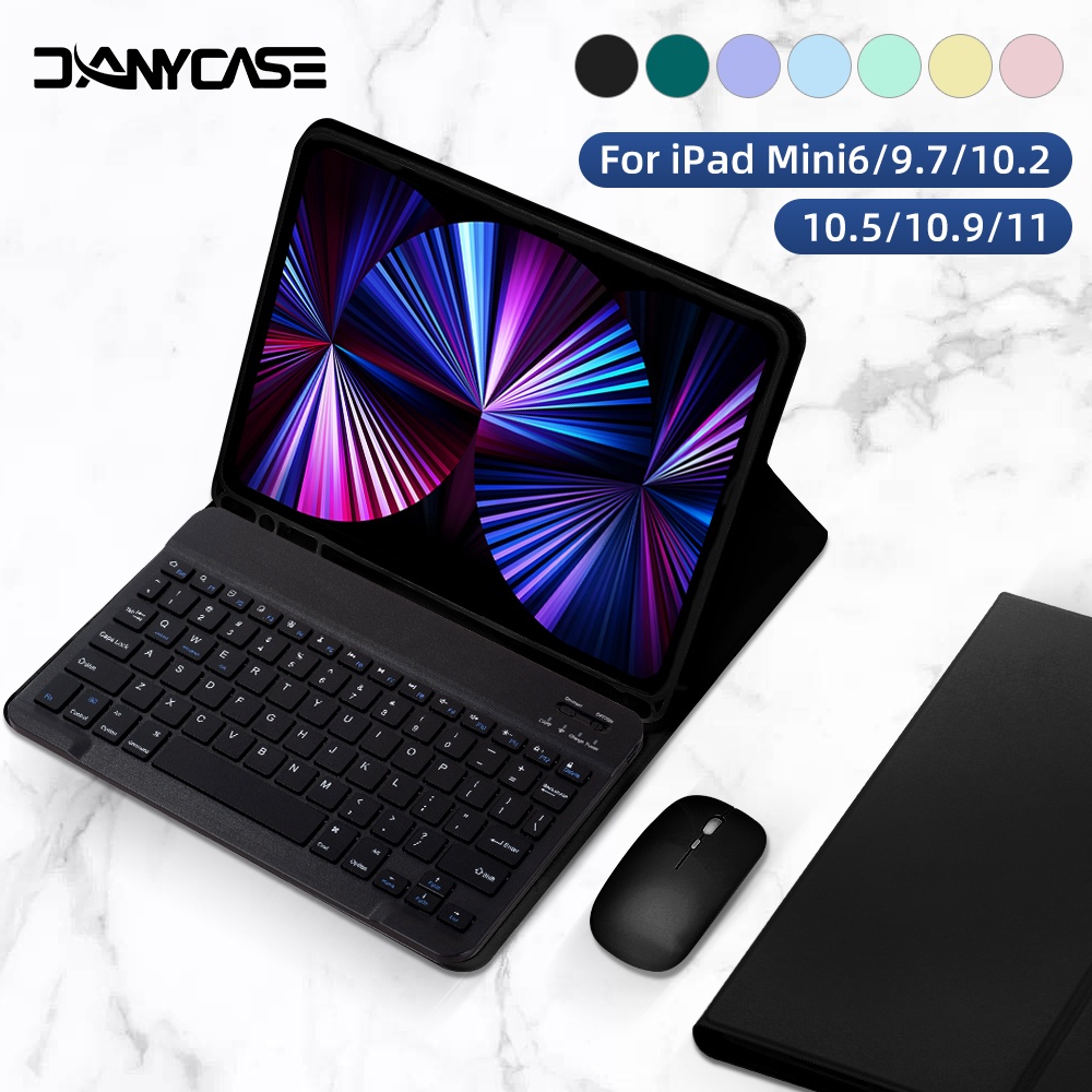 DANYCASE Case with Keyboard Mouse for iPad 11 th 10th Air 6th Gen 11'' 13