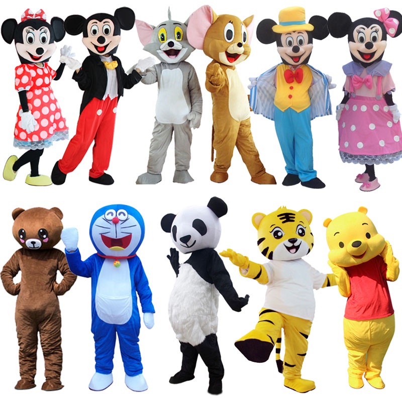 Ready Made Mascot Costume Cartoon Animation Suit Adult Size Role Play 