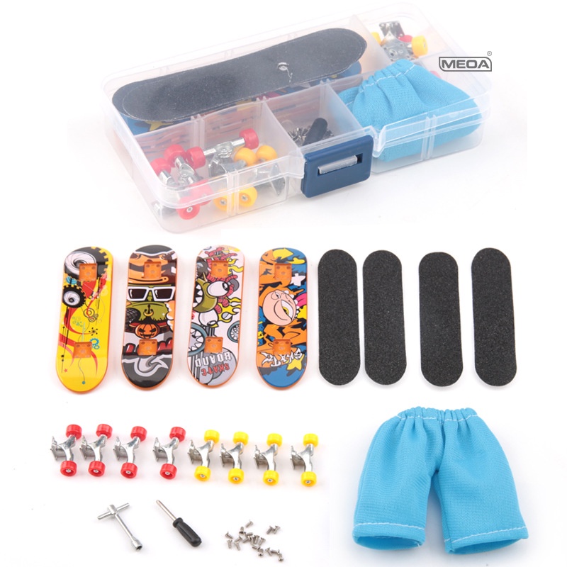 Shehave DIY Professional Fingerboard Kit with Box, Mini Fingerboards