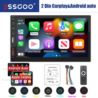 7 2Din Car Stereo Wince Carplay Android Auto Radio Bluetooth USB