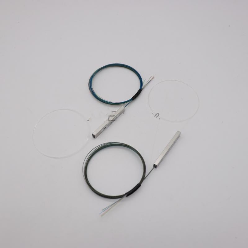 1x2 1x4 1x8 1x16 Color Bare Fiber Optic PLC Splitter No Connector Cable ...