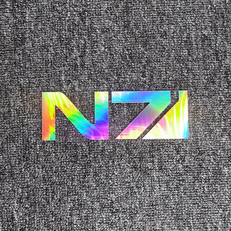 Car Stickers MASS EFFECT N7 Game Reflective Decoration For Windshield ...