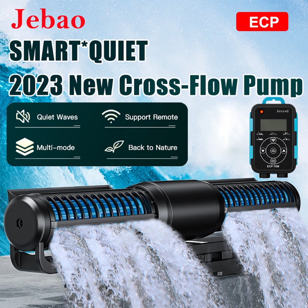 Jebao 2023 New Cross-flow Pump Remote WiFi Control Fish Tank Aquarium ...