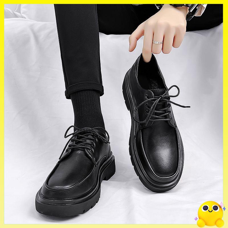 black shoes for men black rubber shoes for men Block leather shoes men