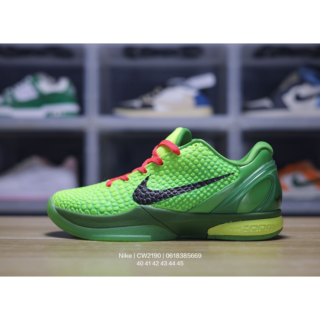 Kobe 6 Grinch Reverse Grinch Sunset Pink Black UA Shoes Men
