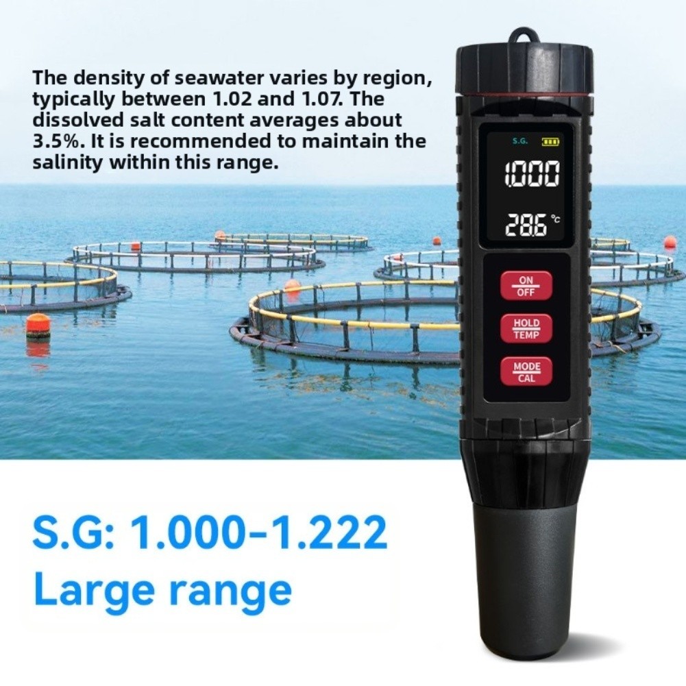 [WOES] 7-in-1 Multi-function Test Pen With LCD Display PH Meter Water ...