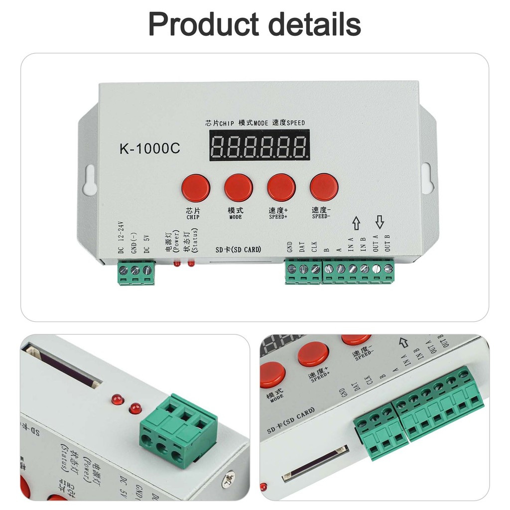 K-1000C LED Controller Strip Light Controller Programmable Controller ...
