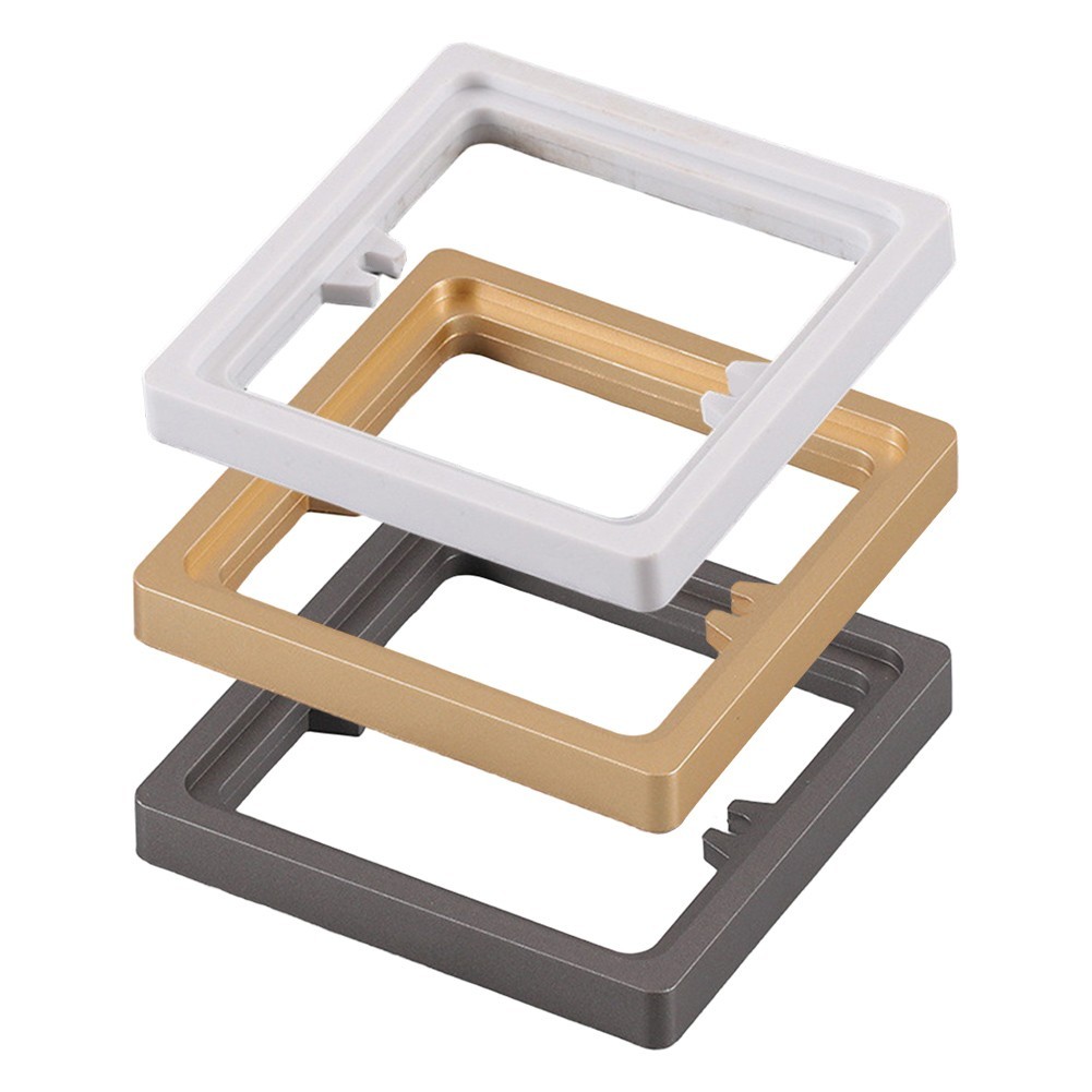 Single Socket Spacer,20mm 2PCS White Electrical Box Spacers - 86-Type Pattress Box Extenders With 2 Bolts & 1 Screwdriver,for Lush Mount Back Pattress Box Height Increase (20MM