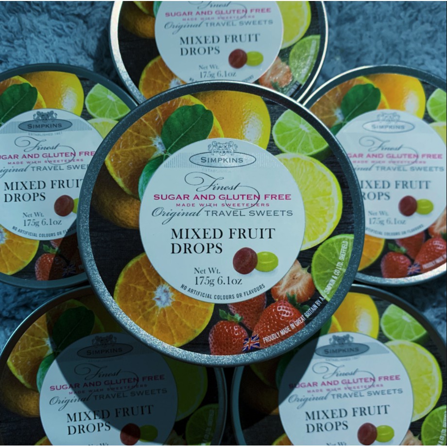 PHCO Simpkins Sugar and Gluten Free Original Travel Sweets Mixed Fruit