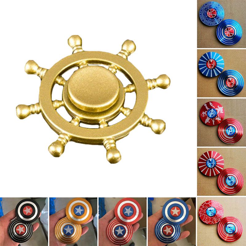 Captain Quality Premium America Shield Spinner With Rotation Smooth ...