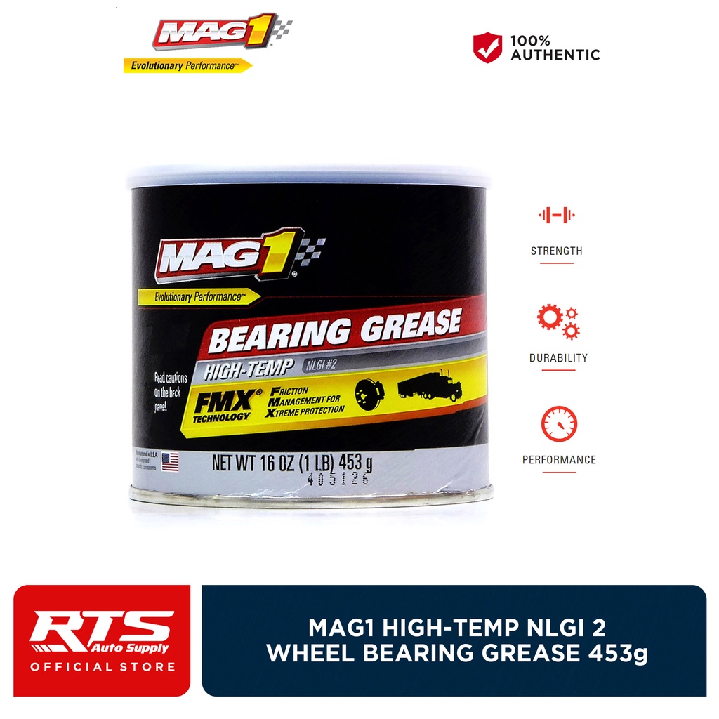 MAG 1 High Temp (HiTemp) Wheel Bearing Grease 1lb (453g) Shopee