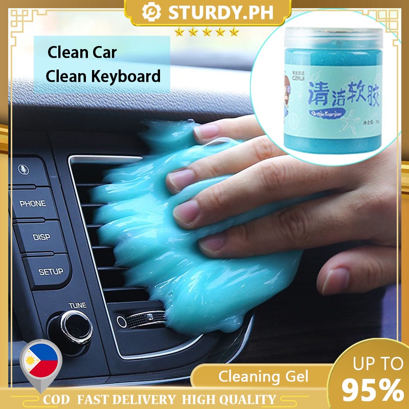 Car Cleaning Glue Slime Cup Holders Sticky Jelly Gel Compound Dust
