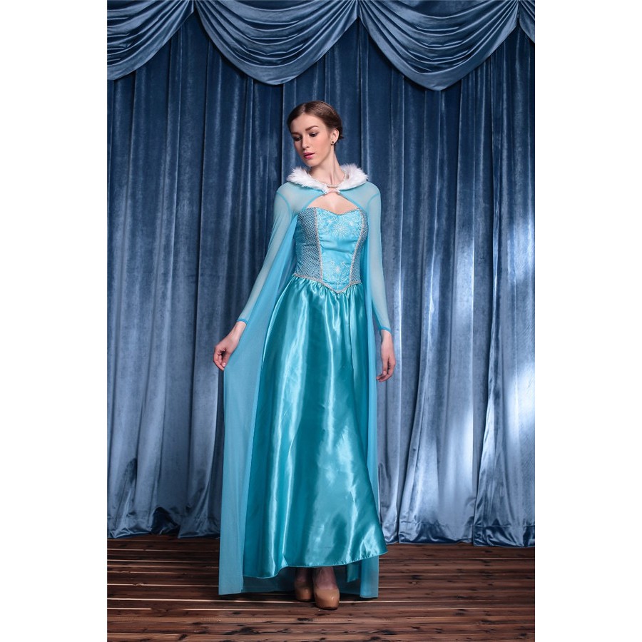 Disney Frozen Elsa Costume for Women Adults Cosplay Shopee