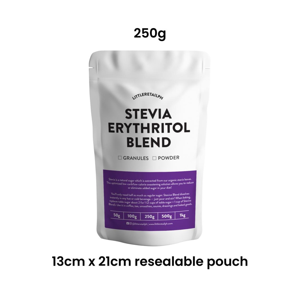 Stevia Erythritol Blend (Powder / Granules) Sugar Alternative Keto Low