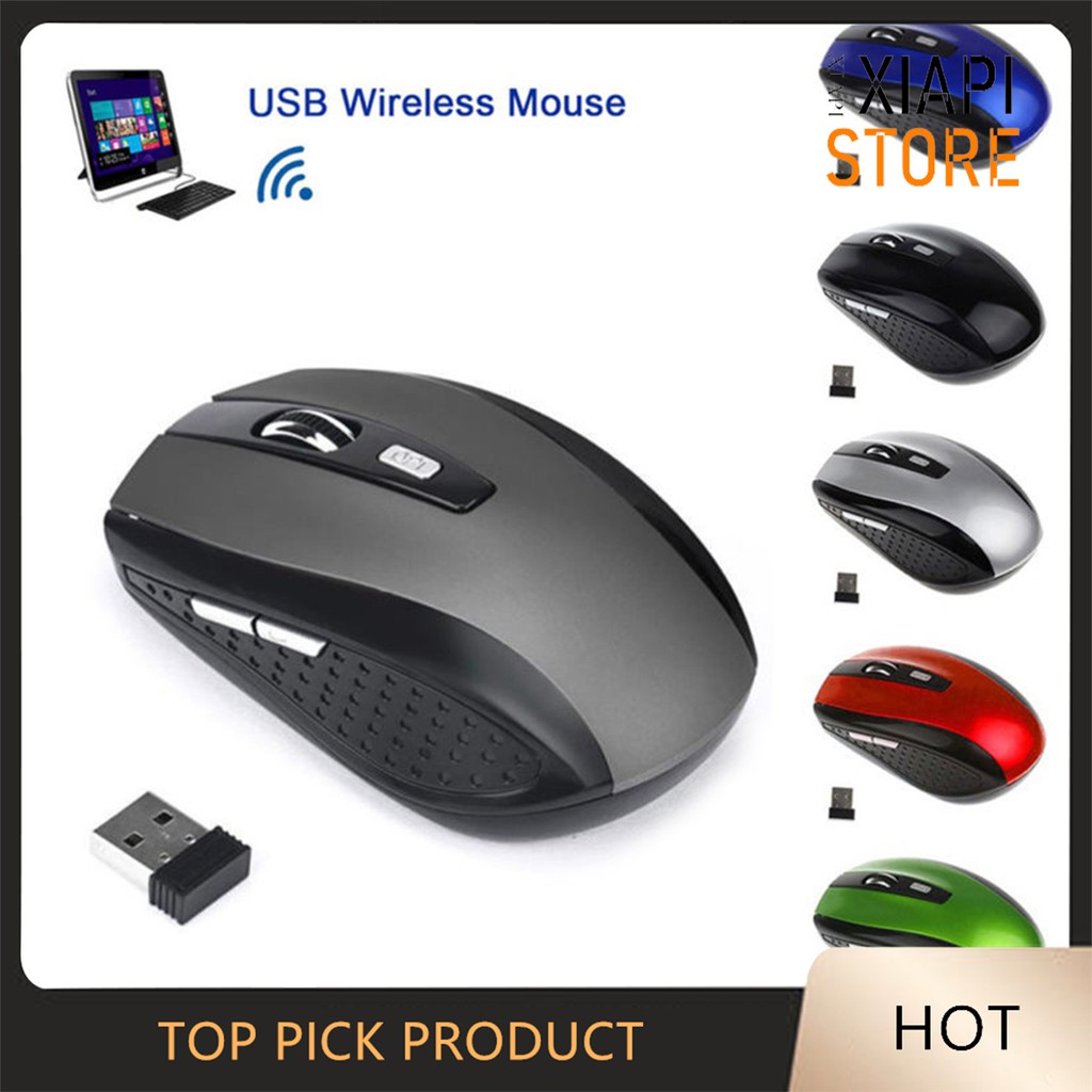 XP Wireless Gaming Mouse 1200dpi 2.4GHz Ergonomic USB Receiver Mice for ...