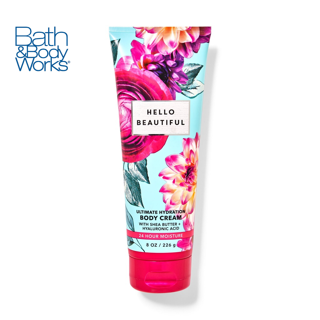 Bath And Body Works Hello Beautiful Ultimate Hydration Body Cream 226g Shopee Philippines