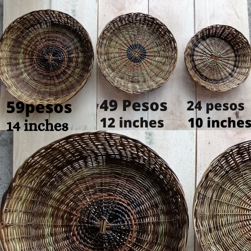 Nito plate / Native Plate nito / rattan Plate Shopee Philippines