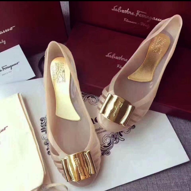 Salvatore ferragamo jelly hot sale shoes original price