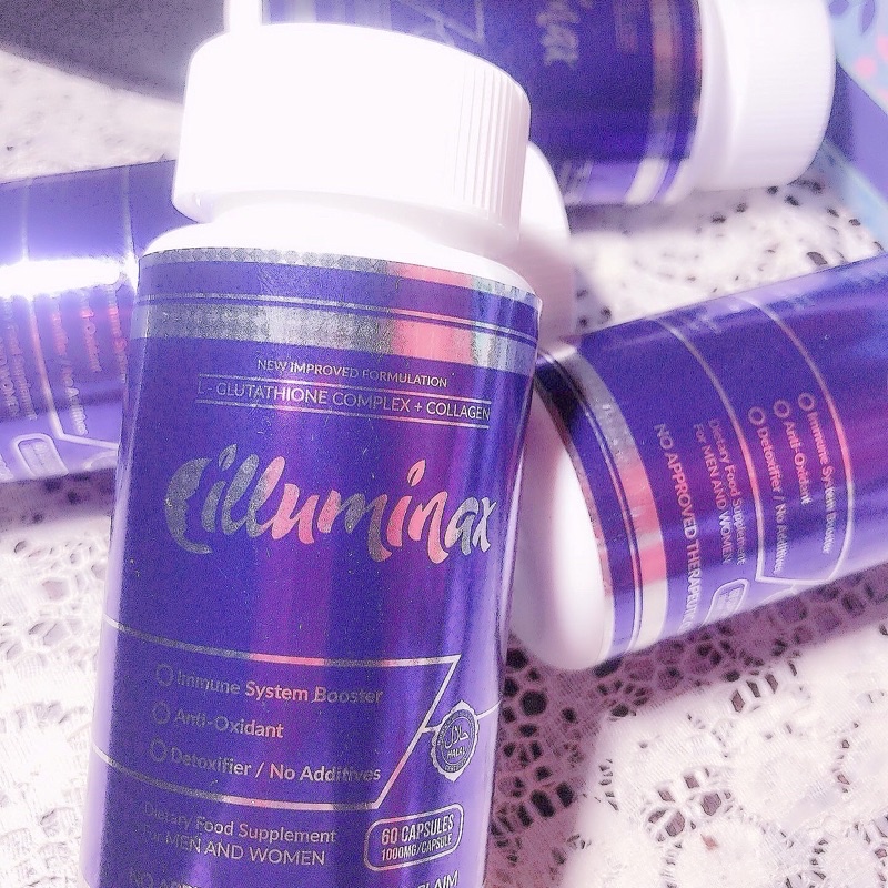 illumina glutathione ILLUMINAX L- Glutathione Complex + COLLAGEN 1000mg/capsule