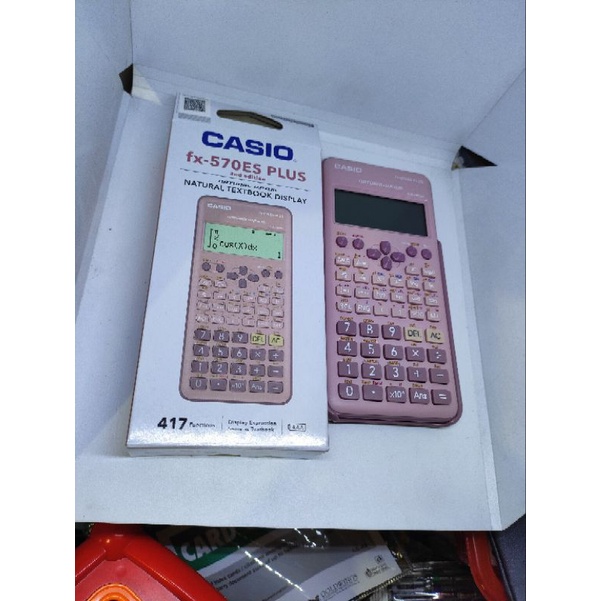 Casio fx-570es Plus Color Pink/Blue/ fx570 es plus / fx 570es plus 2nd  Edition Scientific Calculator