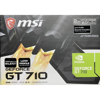 MSI GT 710 2G DDR3 64Bit Video Card PCI-E Graphics Card Video Card ...