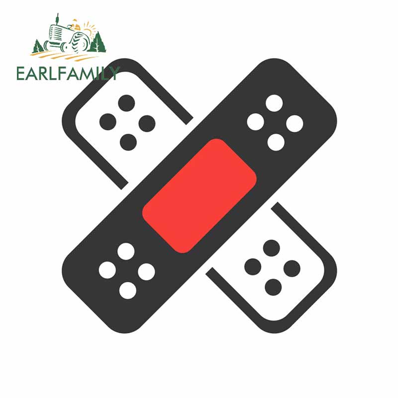 EARLFAMILY 13cm x 13cm Bandage Camper Car Stickers Waterproof Fashion ...